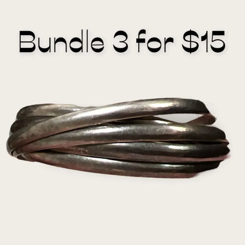 Bundle Sale 3 for $15 |  Linked Bracelet Set of 6 READ